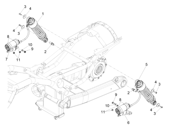 Εικόνα της ΑΠΟΣΤΑΤΗΣ ΑΜΟΡΤΙΣΕΡ ΠΙΣΩ MG V7-V9-B063174