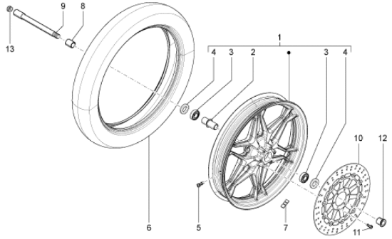 Εικόνα της ΤΣΙΜΟΥΧΑ ΜΠΡ ΤΡΟΧΟΥ MG V7-V9 6X42X7-GU90402642