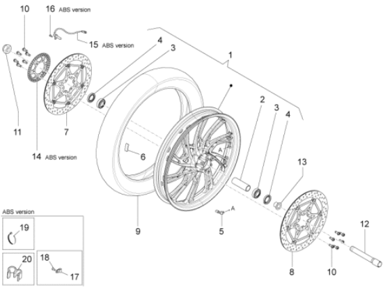 Εικόνα της ΒΙΔΑ ΜΑΡΣΠΙΕ M8x20*-AP8152286