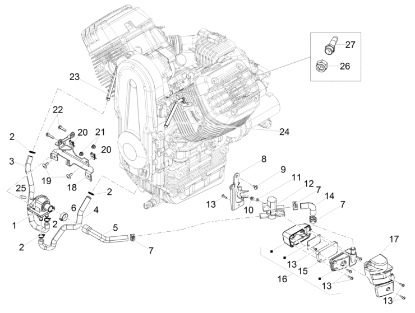 Εικόνα της ΒΑΛΒΙΔΑ ΕΜΠΛΟΥΤ ΚΑΥΣ S.A.S RSV4-RS 660-857181