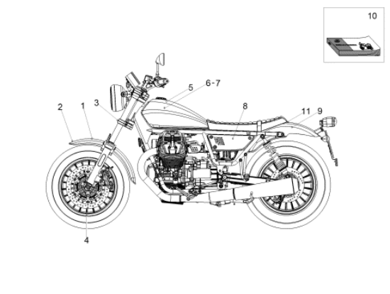 Εικόνα της ΑΥΤ/ΤΟ M.G V9 BOBBER ΣΚΑΚΙ ΠΙΣΩ-2H001470