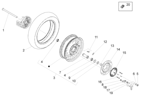 Εικόνα της ΒΑΛΒΙΔΑ ΕΛΑΣΤΙΚΟΥ TUBELESS-GU03617710