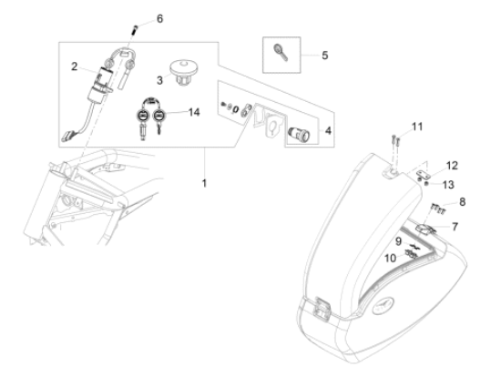 Εικόνα της ΚΛΕΙΔΑΡΙΑ ΣΕΛ MG BELL-CALIF-V7-977527