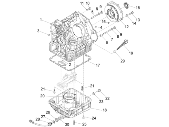 Εικόνα της ΦΛΑΝΤΖΑ ΤΑΠΑΣ ΛΑΔΙΟΥ MG 350<>1100-GU95100709