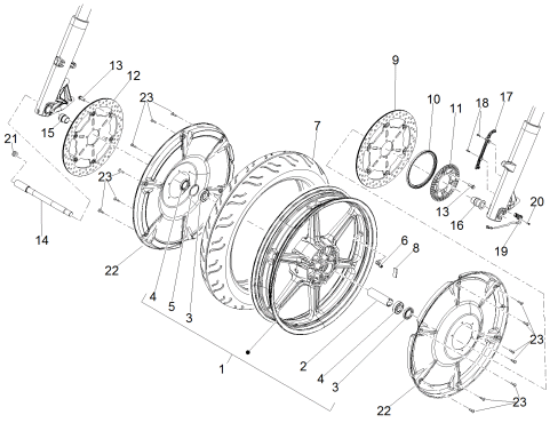 Εικόνα της ΣΕΝΣΟΡΑΣ ABS BEV/SHIV/DORSO/MANA/RS 660-1D003350