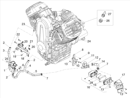 Εικόνα της ΒΑΛΒΙΔΑ ΕΜΠΛΟΥΤ ΚΑΥΣ S.A.S RSV4-RS 660-857181