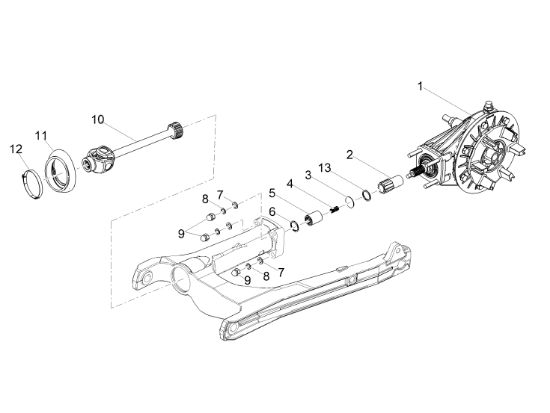 Εικόνα της ΓΡΑΝΑΖΙ ΑΞΟΝΑ ΔΙΑΦ MG V50 II-GU31327783