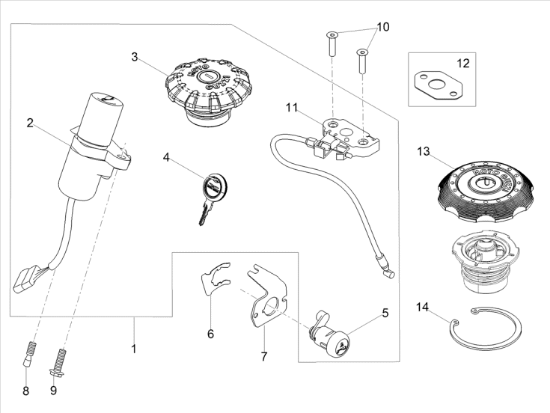 Εικόνα της ΤΑΠΑ ΒΕΝΖΙΝΗΣ MG V7 CARB-RACER ΜΕ ΚΛΕΙΔΙ-2B0039954