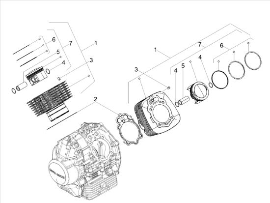 Εικόνα της ΚΥΛΙΝΔΡΟΣ MG V7 ΚΟΜΠΛΕ-1A0090945