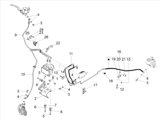 Εικόνα της ΛΑΜΑΚΙ ΣΤΗΡΙΞΗΣ ΜΑΡΚΟΥΤΣ MG V7/V9-2B001564