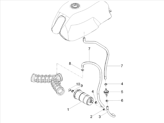 Εικόνα της ΣΩΛΗΝΑΚΙ ΒΕΝΖΙΝΗΣ APR-MOTO GUZZI SAE 30-856063