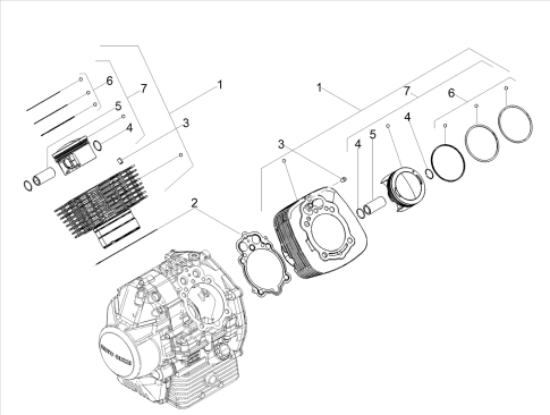 Εικόνα της ΚΥΛΙΝΔΡΟΣ MG V7 ΚΟΜΠΛΕ-1A0090945