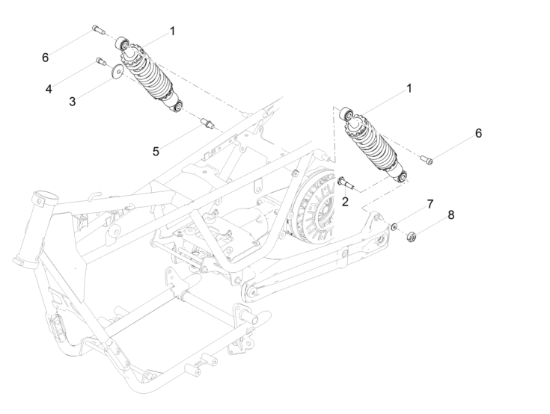 Εικόνα της ΑΠΟΣΤΑΤΗΣ ΑΜΟΡΤΙΣΕΡ ΠΙΣΩ MG V7-V9-B063174