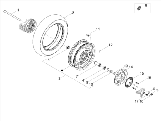 Εικόνα της ΒΙΔΑ M8X20-2B002416