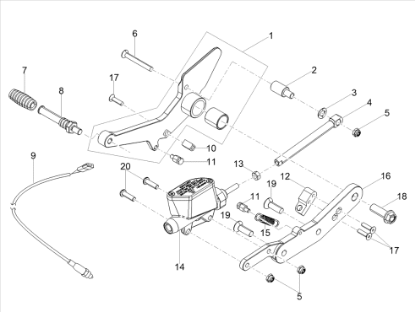 Εικόνα της ΒΑΣΗ ΜΑΡΣΠΙΕ MG V9 BOBBER ΔΕΞ-2B004042