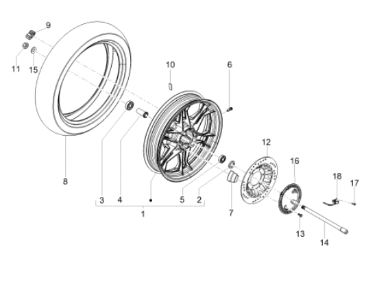 Εικόνα της ΤΣΙΜΟΥΧΑ ΠΙΣΩ ΤΡΟΧΟΥ MG V7-NEV 25X40X7-GU90402538