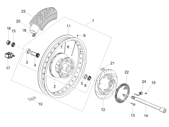 Εικόνα της ΔΙΣΚΟΦΡΕΝΟ ΠΙΣΩ MG V7-V 85-V9-NEVADA-887448