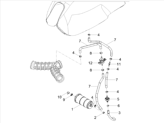 Εικόνα της ΚΛΙΠ ΣΩΛΗΝΑ D13 RSV 1000 `98-`07/TUONO 1-AP8102764