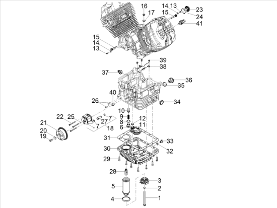 Εικόνα της ΦΙΛΤΡΟ ΛΑΔΙΟΥ MG V35-V50-V9-BREVA-NEV750-2A000633