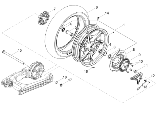 Εικόνα της ΔΙΣΚΟΦΡΕΝΟ ΠΙΣΩ MG V7-V 85-V9-NEVADA-887448