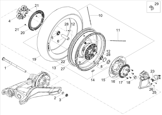 Εικόνα της ΖΑΝΤΑ ΠΙΣΩ MG 0V 85 4.25x17-2B007320