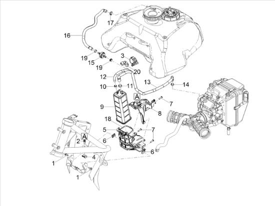 Εικόνα της ΚΛΙΠ ΣΩΛΗΝΑ D13 RSV 1000 `98-`07/TUONO 1-AP8102764