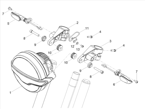 Εικόνα της ΦΛΑΣ ΜΠΡΟΣ MG V7 STONE-V85 LED ΑΡΙΣΤΕΡΟ-2D000438