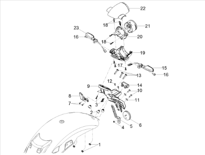 Εικόνα της ΑΝΑΚΛΑΣΤΗΡΑΣ ΛΑΣΠΩΤΗΡΑ APRILIA-MOTO GUZZ-AP8224164