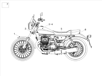 Εικόνα της ΑΥΤ/ΤΟ ΜΠΡ ΦΤΕΡΟΥ MG 100 ANNI GUZZI-2H004121