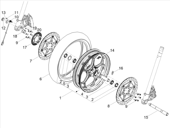 Εικόνα της ΑΠΟΣΤΑΤΗΣ ΑΞΟΝΑ ΜΠΡ ΤΡΟΧΟΥ V85-V100-STE-978498