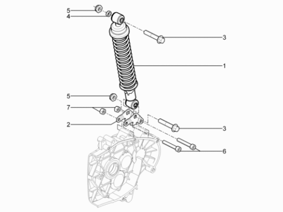 Εικόνα της ΑΜΟΡΤΙΣΕΡ ΠΙΣΩ TYPH125 ΜΥ10-SP.CITY-SR M-666822