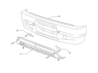 Εικόνα της ΠΡΟΦΥΛΑΚΤΗΡΑΣ ΜΠΡΟΣ PORTER 4x4 MAXXI 07>-6153265