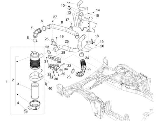 Εικόνα της ΒΑΣΗ ΦΙΛΤΡΟΥ ΑΕΡΑ PORTER MULTITECH E4-B005209