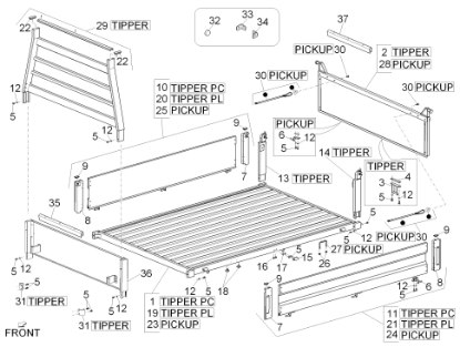 Εικόνα της ΚΛΕΙΣΤΡΟ ΚΑΡΟΤΣΑΣ PORTER MAXXI Μ.ΑΡ-Π.ΔΕ-B000280