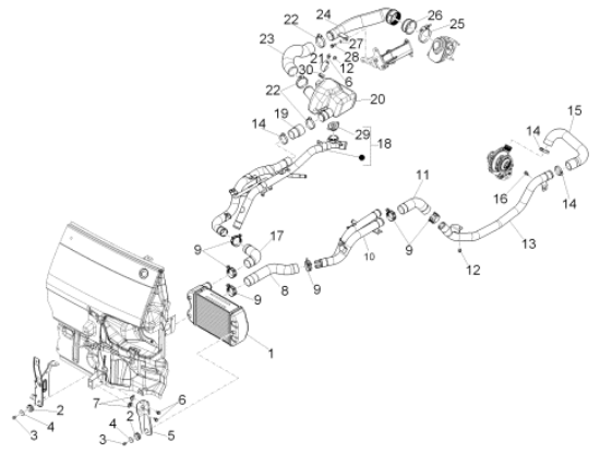 Εικόνα της ΨΥΓΕΙΟ AΕΡΟΣ PORTER D120 (INTERCOOLER)-660589