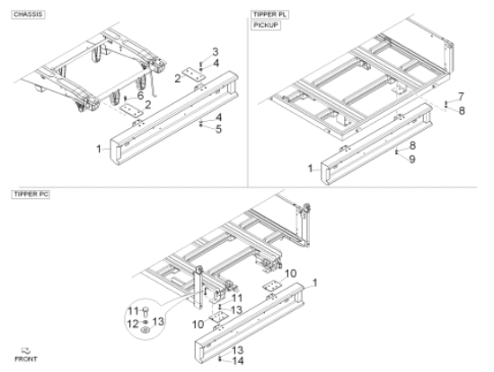 Εικόνα της ΠΡΟΦΥΛΑΚΤΗΡΑΣ ΠΙΣΩ PORTER MAXXI ΚΟΜΠΛΕ-1E001666