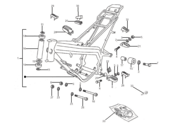 Εικόνα της ΕΛΑΤΗΡΙΟ ΜΑΡΣΠΙΕ DERBI SD 50 R-SM/RS-SX-00H04903292