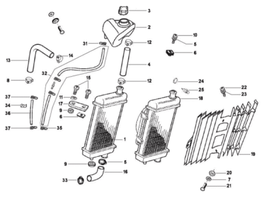 Εικόνα της ΓΡΙΛΙΑ ΨΥΓΕΙΟΥ SMT-RCR-RX-SX-DERBI DRD-2B005365