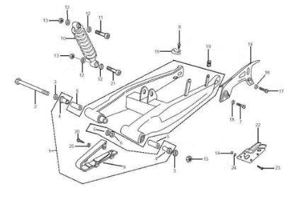 Εικόνα της ΑΜΟΡΤΙΣΕΡ ΠΙΣΩ SMT-RCR-DERBI SM X-RACE-00H01508191