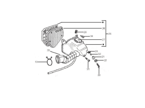 Εικόνα της ΦΥΣΟΥΝΑ ΘΑΛΑΜΟΥ ΦΙΛΤΡΟΥ GILERA SMT-RCR-00H03207261