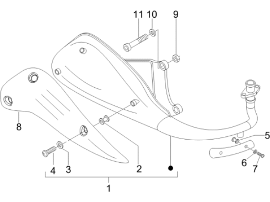 Εικόνα της ΕΞΑΤΜΙΣΗ GILERA RUNNER 50 RST-POWDD CAT-B0187005