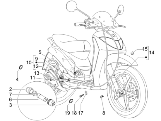 Εικόνα της ΝΤΙΖΑ ΠΙΣΩ ΦΡ LIB 4T RST-DERBI SONAR-6005615