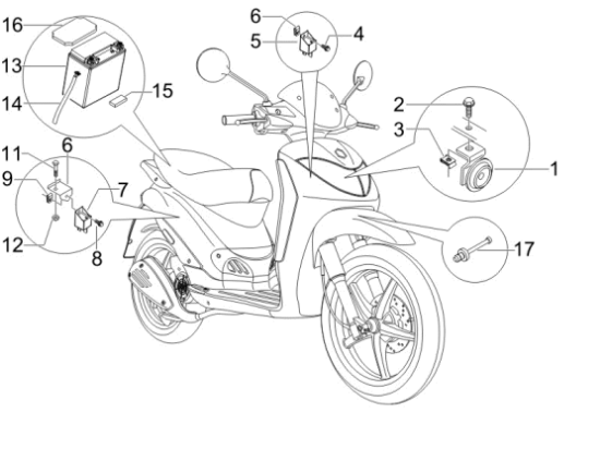 Εικόνα της ΑΠΟΜΟΝΩΤΗΡΑΣ ΜΠΑΤΑΡΙΑΣ SCOOTER-577313