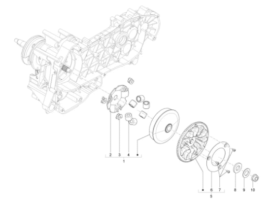 Εικόνα της ΡΟΔΕΛΛΑ ΒΑΡΙΑΤ SCOOTER 125-150-876403