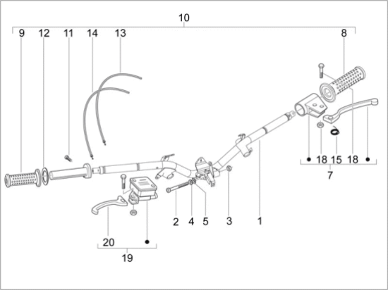 Εικόνα της ΣΚΡΙΠ ΓΚΑΖΙΟΥ FLY 100/125/150 4T MY08-CM079717