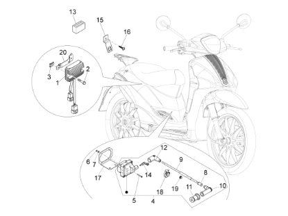 Εικόνα της ΗΛΕΚΤΡΟΝΙΚΗ LIBERTY 125 4T E3-SPORT-CM078305