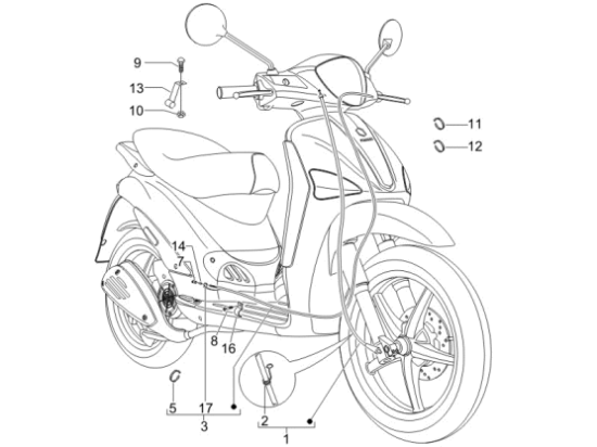 Εικόνα της ΝΤΙΖΑ ΠΙΣΩ ΦΡ LIB 4T RST-DERBI SONAR-6005615