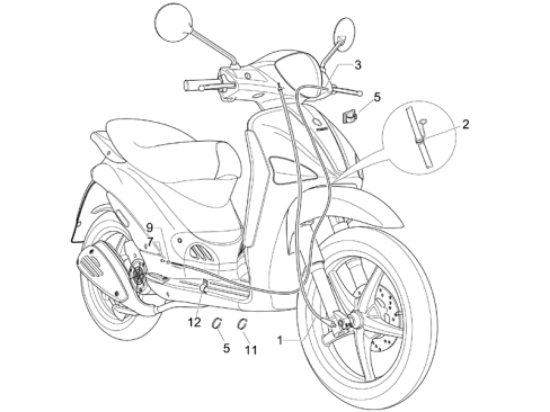 Εικόνα της ΝΤΙΖΑ ΠΙΣΩ ΦΡ LIB 4T RST-DERBI SONAR-6005615