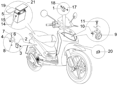 Εικόνα της ΑΠΟΜΟΝΩΤΗΡΑΣ ΜΠΑΤΑΡΙΑΣ SCOOTER-577313