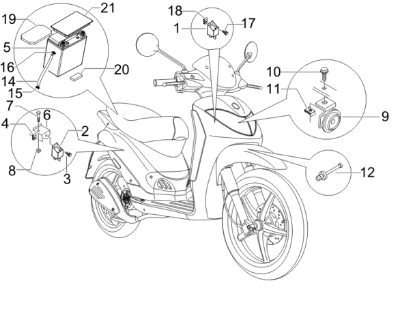 Εικόνα της ΑΠΟΜΟΝΩΤΗΡΑΣ ΜΠΑΤΑΡΙΑΣ SCOOTER-577313